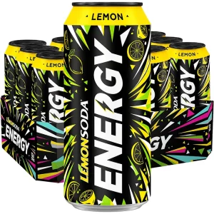 LemonSoda Energy Lemon – Fonti di Crodo – 12 x 33cl
