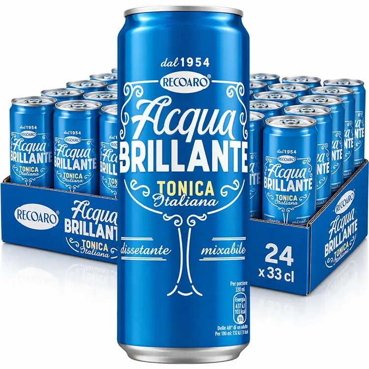 Recoaro Acqua Brillante Tonica - 24 x 33cl