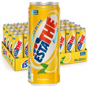 Estathé Limone - IJsthee Citroen – Italiaanse IJsthee - 24 x 33cl