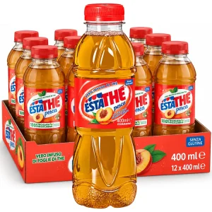 Estathé Pesca - IJsthee Perzik – Italiaanse IJsthee - 12 x 400ml