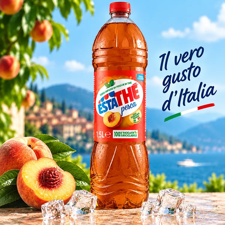Estathé Pesca IJsthee Perzik - 6 x 1,5L (BE) - Afbeelding 2